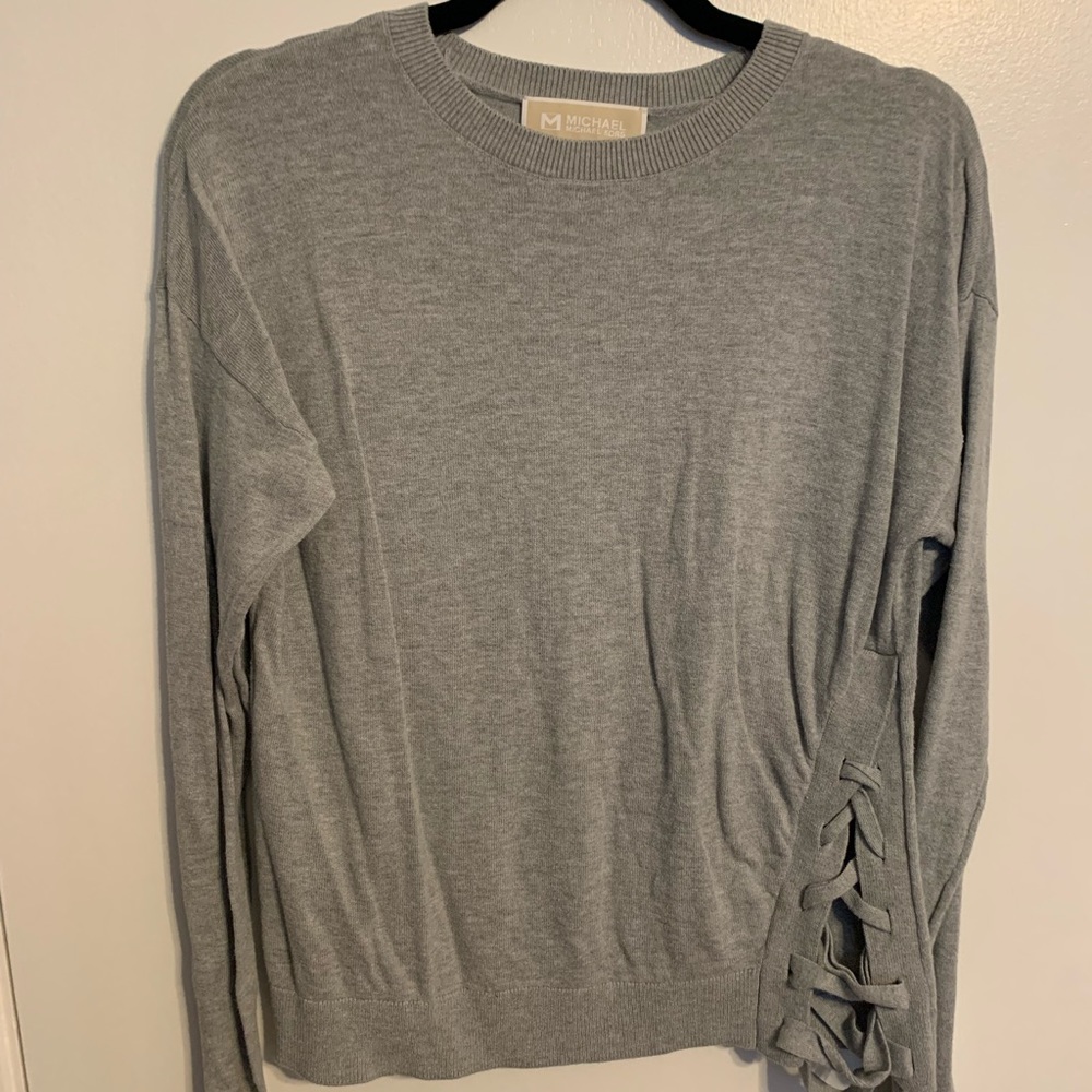 Michael Kors lace up sweater